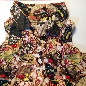 Sleeveless For Cynthia Linen Blend XL top